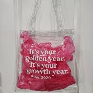 Transparent Tote Bag, 13"x13"